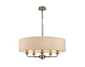 Banyan AB IV Ceiling Lights Deco Multi Arm Fittings